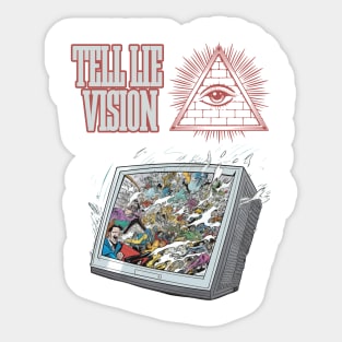 Tell Lie Vision Sticker